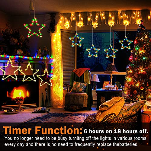 Christmas Window Lights 3 Pack Battery Operated