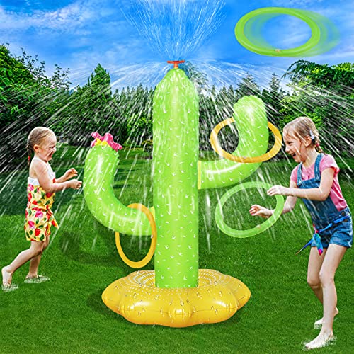 Inflatable Sprinkler Cactus Water Toys for Summer