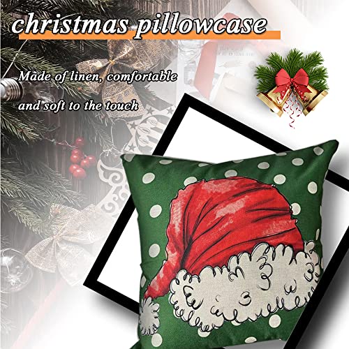 Set of 4 Christmas Pillow Covers 18X18 Inch