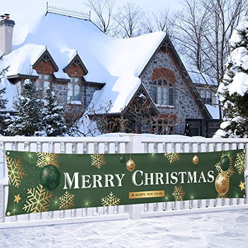 Large Merry Christmas Banner 120" x 20"