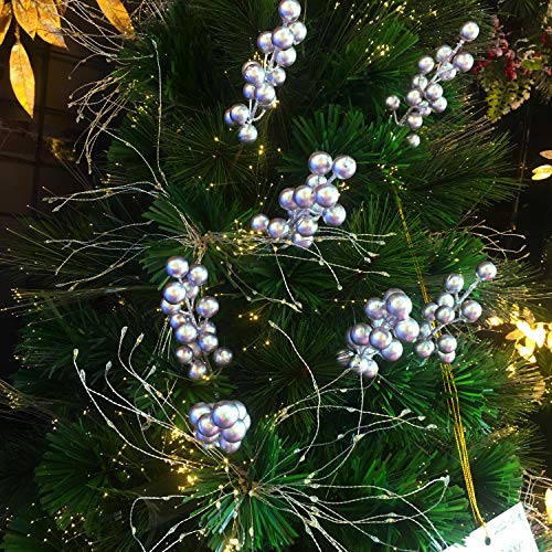 24 pcs Berries Stems  for Christmas Ornaments