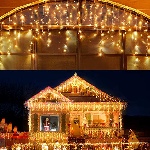 Led Christmas Lights Decorations  400LED 8 Modes 75 Drop