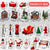 26 Pieces Christmas Lighted  Village Set