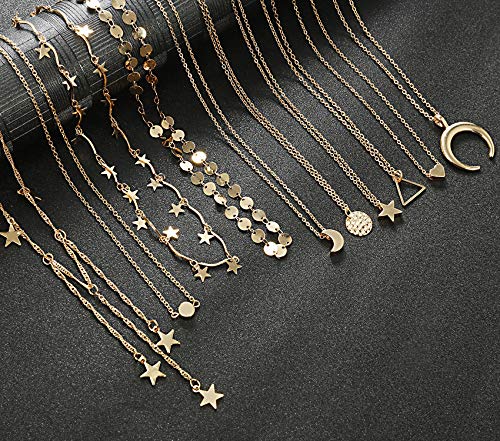 20 PCS Multiple DIY Layered Choker Necklace for Women