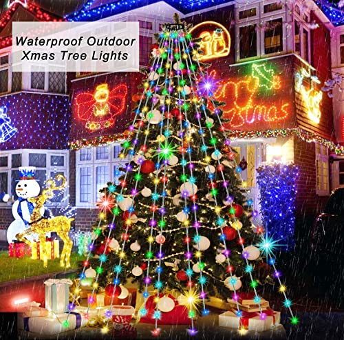 6.6FT  18 Color Changing Christmas Tree Lights with Remote