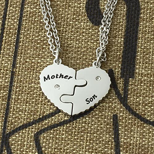 Mom & Son Necklace Gifts for Mothers Day