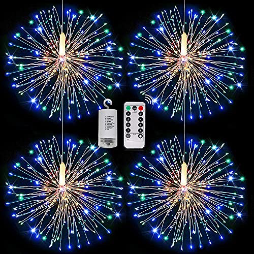 120 LED 8 Modes Dimmable Christmas String Fairy Lights w/ Remote Control (Multicolor)