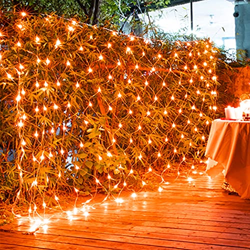 Connectable Christmas/Halloween Net Lights, 12FT x 5FT 360 LED