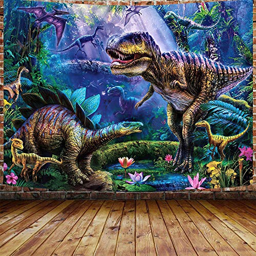 Jurassic Dinosaur Tapestry 60X40 Inches