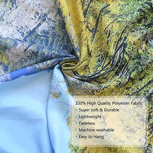 Nature Mountain Forest Scenic Tapestry