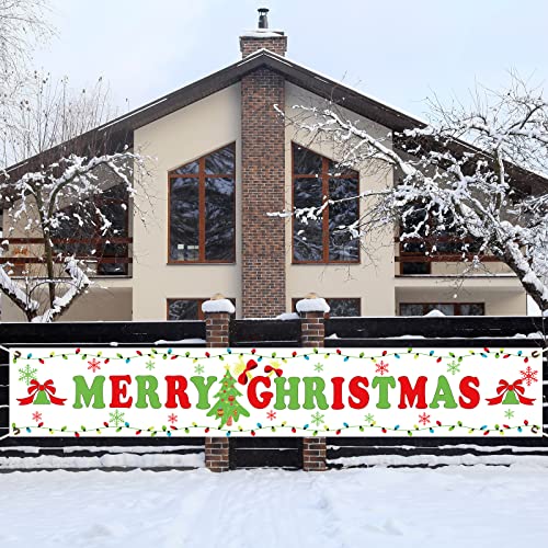 Large Size Merry Christmas Banner Decoration