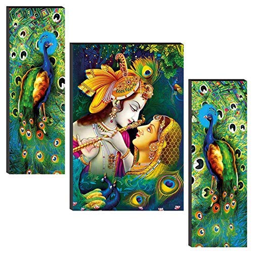 Radha Krishna Self Adhesive Painting Wall Art