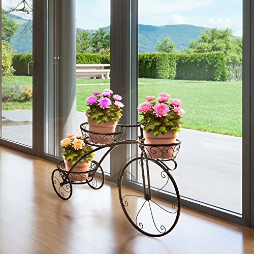 Tricycle Plant Stand - Flower Pot Cart Holder