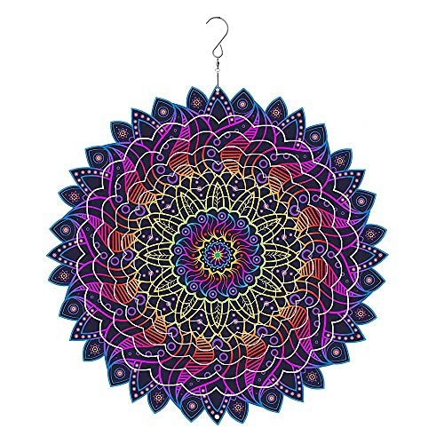 3D Mandala Wind Spinner Stainless Steel