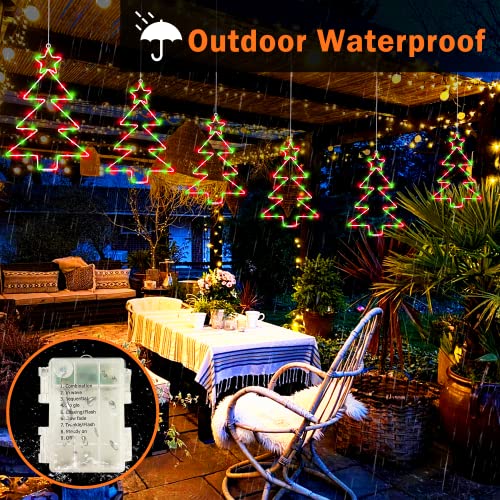 Christmas Window Lights 3 Pack Battery Operated