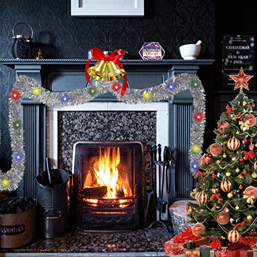 32.8 Ft Christmas Prelit Tinsel Garlands