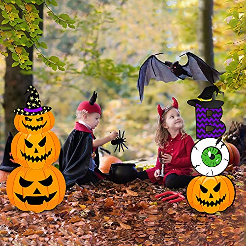 6 Pieces Halloween Yard Stake Signs Decoration