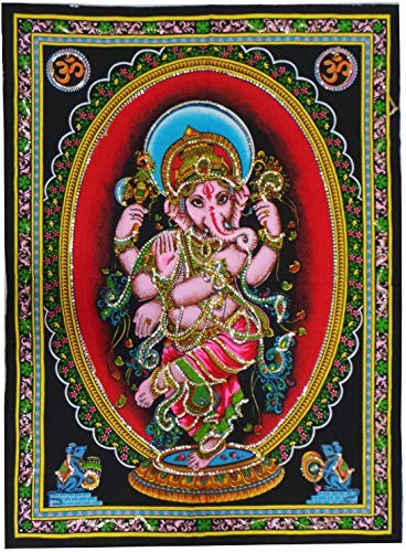 Lord Ganesh 43" X 30" Tapestry