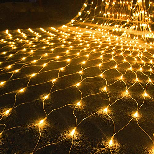 Connectable Christmas/Halloween Net Lights, 12FT x 5FT 360 LED