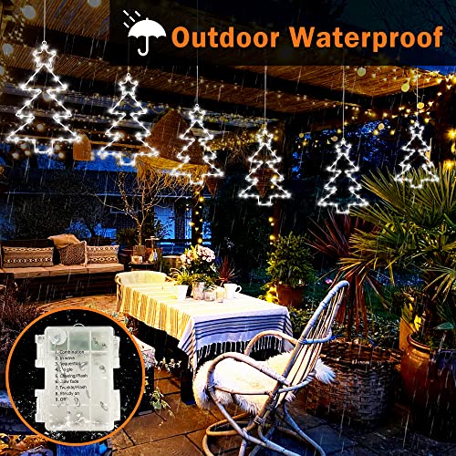 Christmas Window Lights 3 Pack Battery Operated