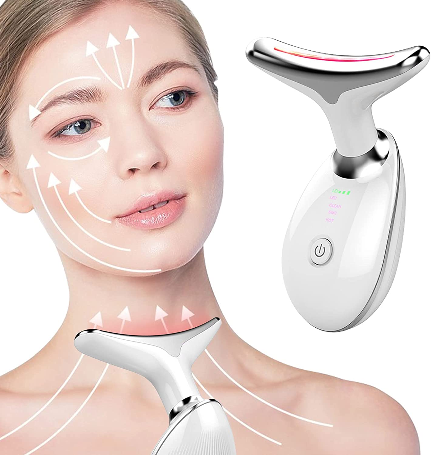 Firming Wrinkle Removal Device for Neck Facial Massage Kit, Double Chin Reducer