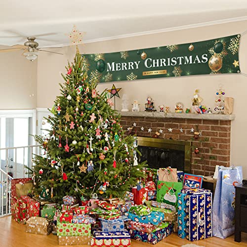 Large Merry Christmas Banner 120" x 20"