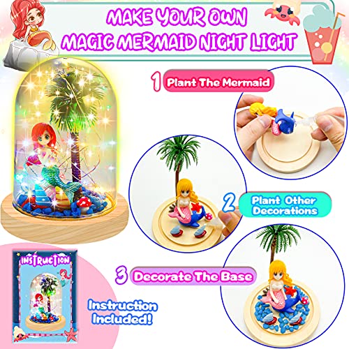 Make Your Own Mermaid Night Light - Toy Nightlight Project Novelty Mermaid Decor