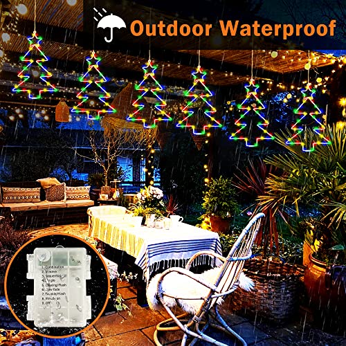 Christmas Window Lights 3 Pack Battery Operated