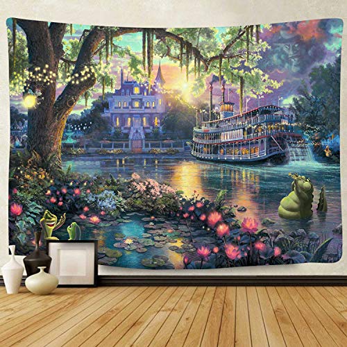 Prince Palace Soft Flannel f Tapestry  for Home Decoration