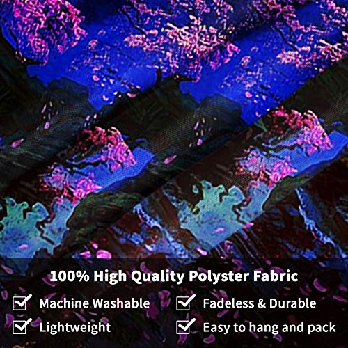 Wall Tapestry for Home  Decoration- Fairy Tale Forest- Butterfly- Tie Dye- 80x60 inches