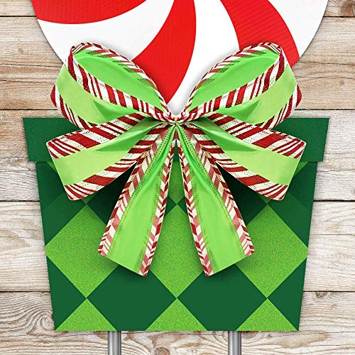 Candy Christmas Decorations 44" Peppermint Christmas Yard Stakes