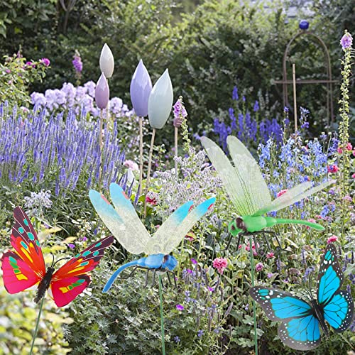 Butterfly Stakes, 50pcs 11.5inch for Garden Decoration