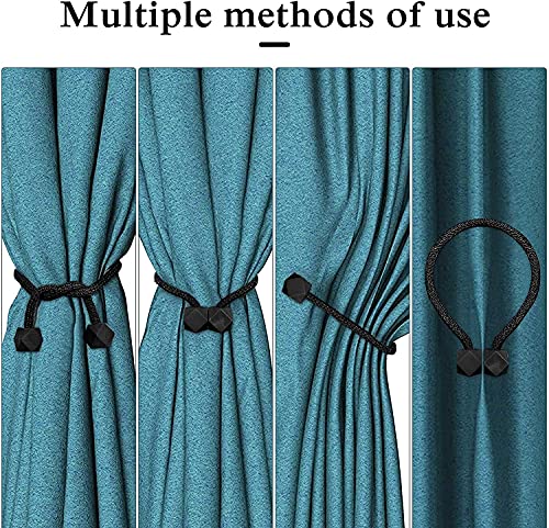 Magnetic Curtain Tiebacks- 2 pcs Beige European Style