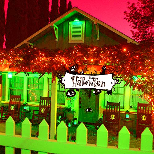 60 FT 180 LED Halloween Lights Decorations Lights