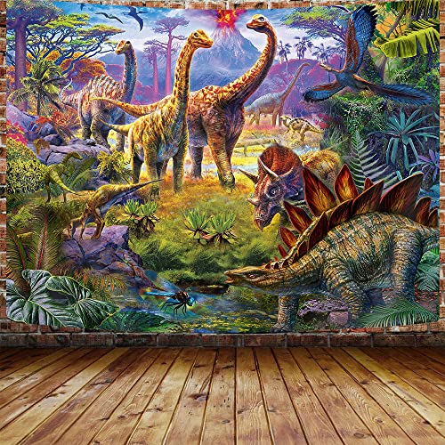 Dinosaur Tapestry for Kids Bedroom Decoration