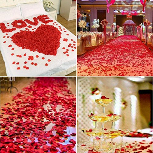 2200 PCS  Silk Rose Petals Wedding/Valentines/Anniversary  Flower Decoration