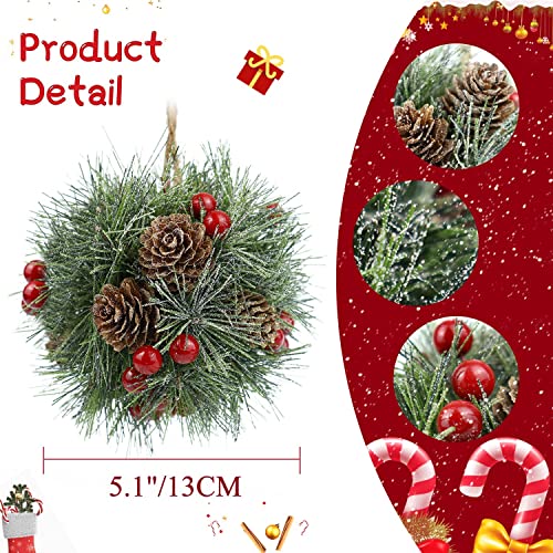 2 Pcs Christmas Hanging Decoration