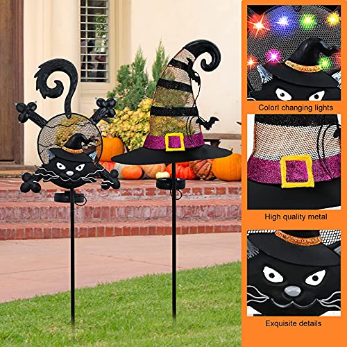 Halloween Metal Stakes Yard Decoration