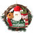 14 inch Merry Christmas Wreaths for Front Door