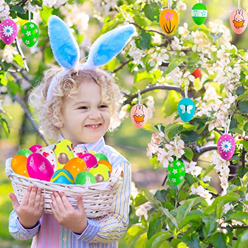 36 Pcs Colorful Easter Eggs Decorations