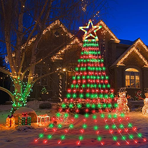 LED Star Christmas Tree Lights, Decoration