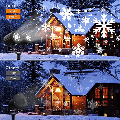 Snowflake Christmas Projector Lights