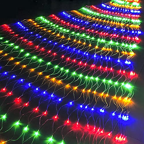 Connectable Christmas/Halloween Net Lights, 12FT x 5FT 360 LED