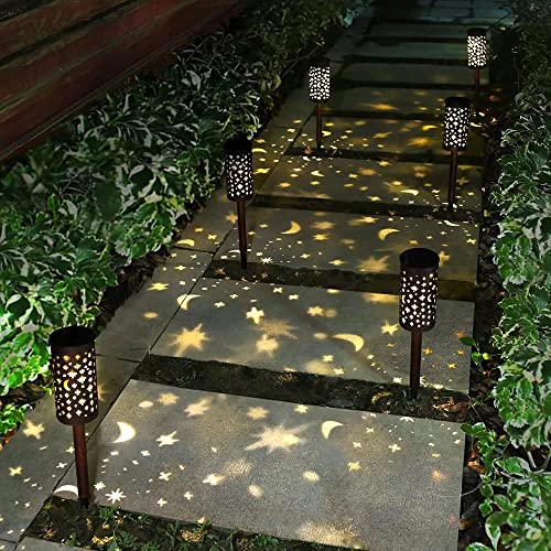 6 Pack Solar Garden Lights