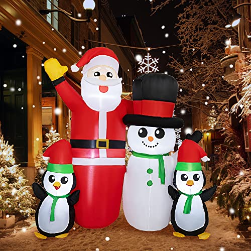 6 FT Christmas Inflatables Lighted Blow up Christmas Decoration