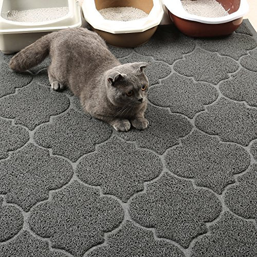 Cat Litter Mat, XL Super Size, Phthalate Free, Easy to Clean, 46x35 Inches