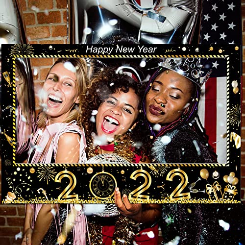 2022 New Year Photo Booth Frame Party Supplies Decoration