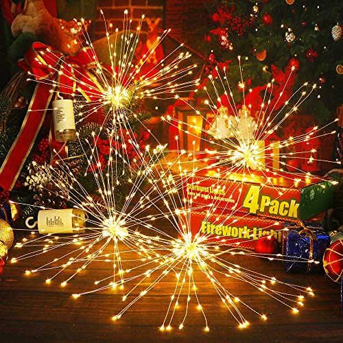 4 Pack Fireworks Christmas Lights