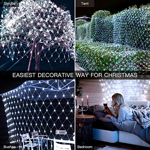 9.8x6.6ft 200 LED Christmas Net Lights