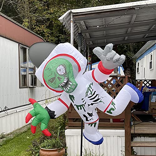 5Feet High Halloween Inflatable Hanging Space Zombie w/ LED